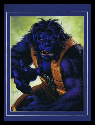 X Men Beast Framed 11x14 Marvel Masterpieces Poster Display  