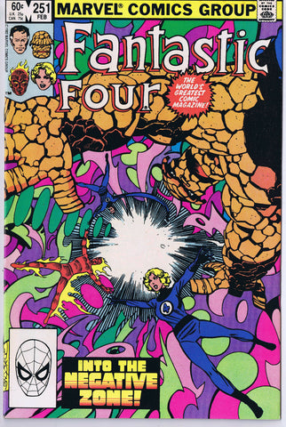 Fantastic Four #251 ORIGINAL Vintage 1983 Marvel Comics Negative Zone