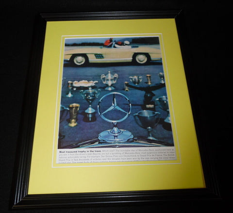 1961 Mercedes Benz 11x14 Framed ORIGINAL Vintage Advertisement 