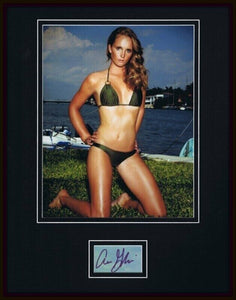 Anna Grzebian Signed Framed 11x14 Photo Display 