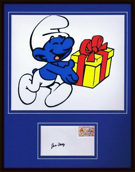 June Foray Signed Framed 11x14 Photo Display Jokey Smurf The Smurfs