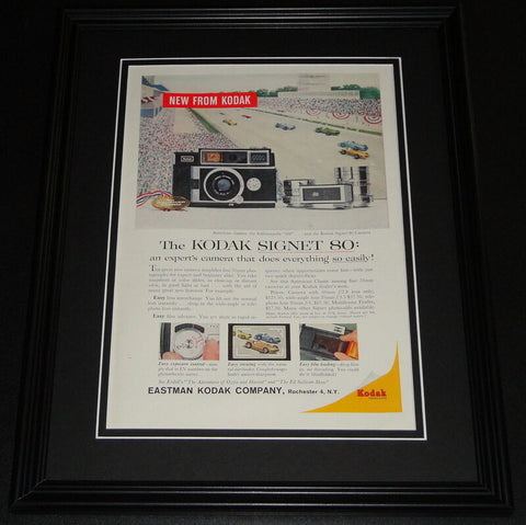 1959 Kodak Signet 80 11x14 Framed ORIGINAL Vintage Advertisement B