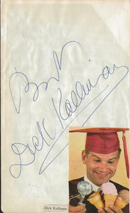 Dick Kallman Signed 4.25x7 Vintage Album Page Batman Little Louie Groovy