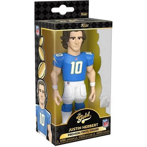 NEW SEALED 2022 Funko Gold NFL Chargers Justin Herbert 5" Action Figure