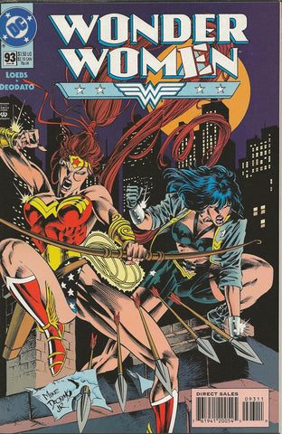 Wonder Woman #93 ORIGINAL Vintage 1995 DC Comics Bolland GGA