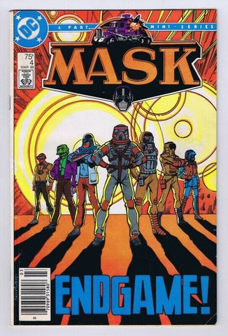 MASK #4 ORIGINAL Vintage 1986 DC Comics 