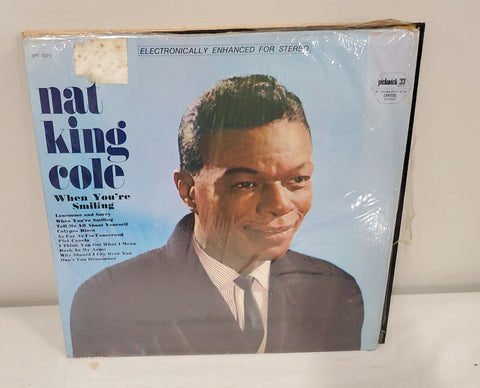 VINTAGE 1967 Nat King Cole When You're Smiling Album Vinyl LP Record Album