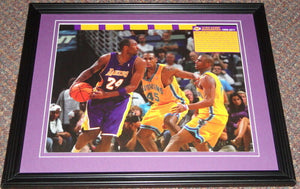 Kobe Bryant 2007 4th Straight 50 Pt Game Framed 11x14 Photo Display