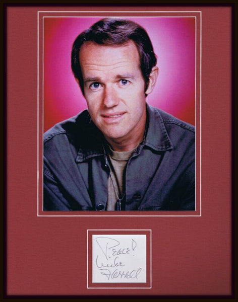 Mike Farrell Signed Framed 11x14 Photo Display JSA MASH