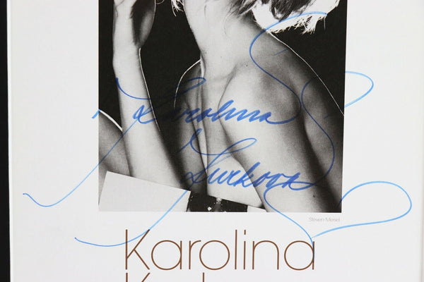 Karolina Kurkova Signed Framed 16x20 Bikini Photo Set 