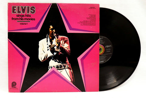 VINTAGE Elvis Presley Sings Hits From His Movies LP Vinyl Record Album CAS-2567