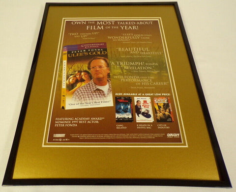 Ulee's Gold 1998 Peter Fonda Framed 11x14 ORIGINAL Vintage Advertisement