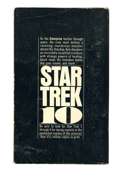 VINTAGE 1974 Star Trek 2 Paperback Book James Blish 10th Print