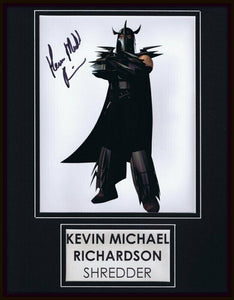 Kevin Michael Richardson Signed Framed 11x14 Photo Display AW TMNT Shredder