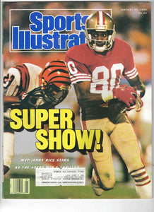 Jan 30 1989 Sports Illustrated Magazine Jerry Rice 49ers Super Bowl