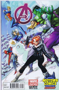 Avengers Vol 5 #2 NOW Cover E Marvel Comics Midtown Exclusive J Scott Campbell 