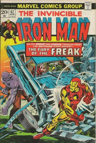 Iron Man #67 ORIGINAL Vintage 1974 Marvel Comics 