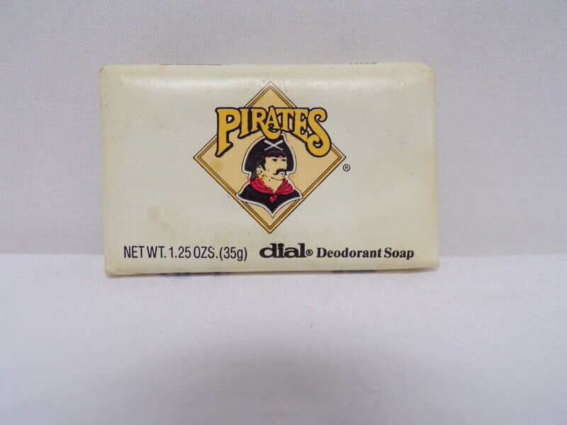 VINTAGE SEALED 1980s Pittsburgh Pirates Dial Soap Bar