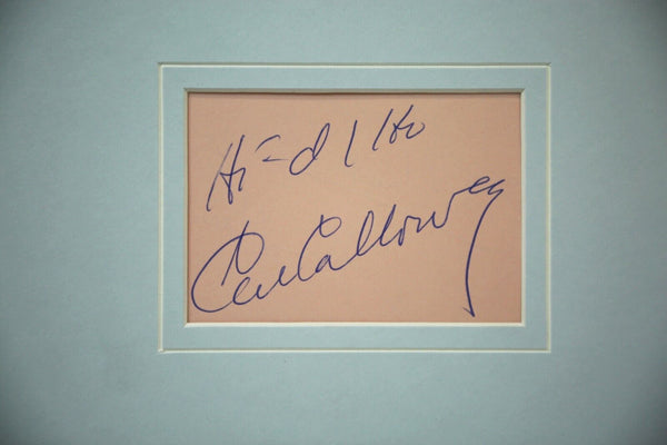 Cab Calloway Signed Framed 11x14 Photo Display JSA Hi De Ho Inscription