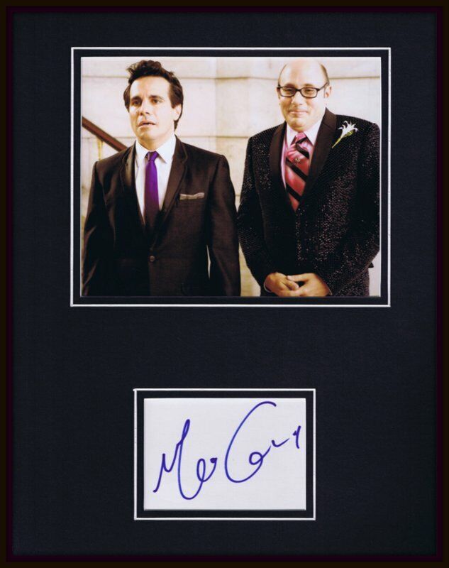 Mario Cantone Signed Framed 11x14 Photo Display JSA Sex & the City