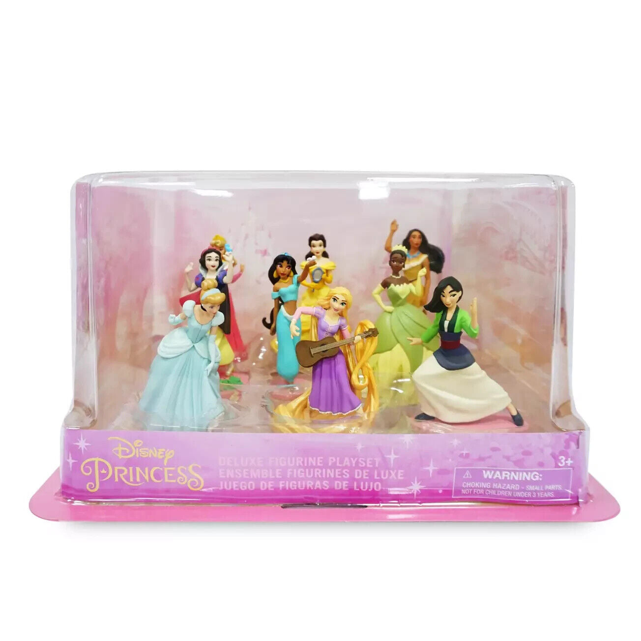 NEW SEALED Disney Princess Deluxe Action Figure Set of 9 Snow White Cinderella +