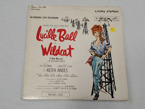 VINTAGE 1961 Wildcat Lucille Ball Soundtrack Vinyl LP Record Album