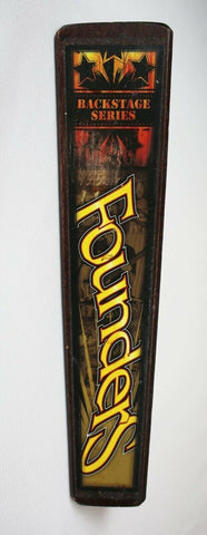 ORIGINAL Vintage Founders Backstage Series Beer Tap Handle