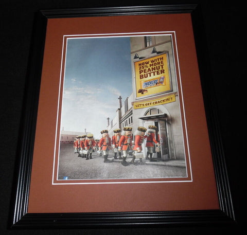 2013 Snickers Peanut Butter 11x14 Framed ORIGINAL Vintage Advertisement 