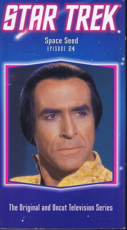 Star Trek Episode 24 Space Seed VINTAGE VHS Cassette  