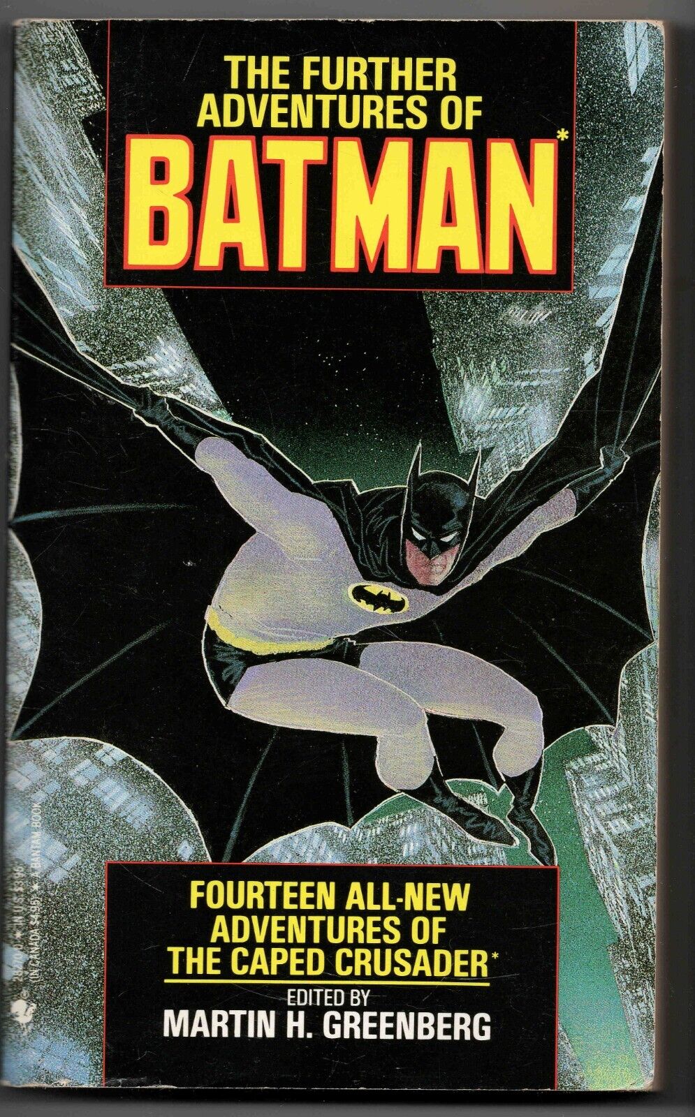 Further Adventures of Batman VINTAGE 1989 DC Comics Bantam