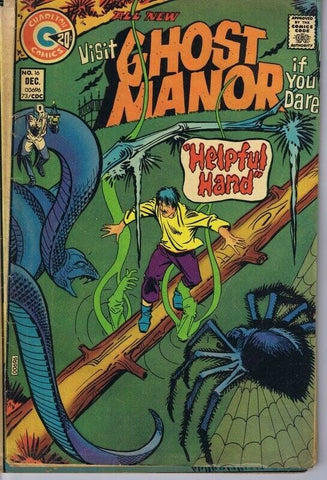 Ghost Manor #16 ORIGINAL Vintage 1973 Charlton Comics