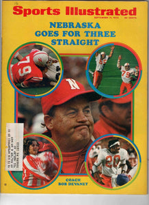 Sep 11 1972 Sports Illustrated Magazine Bob Devaney Nebraska