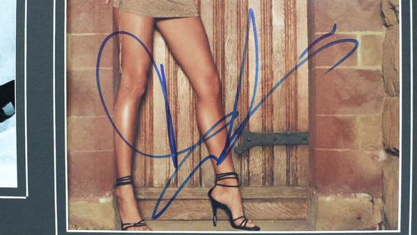 Dawn Olivieri Signed Framed 16x20 Lingerie Stockings Photo Display AW 