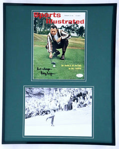 Billy Casper Signed Framed 16x20 Photo Display JSA 