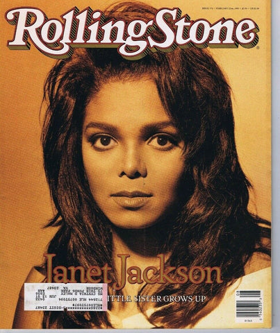 VINTAGE Feb 22 1990 Rolling Stone Magazine #572 Janet Jackson