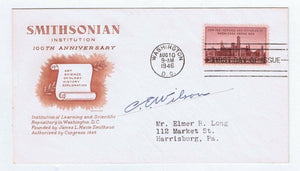 CE Charles Erwin Wilson Signed FDC General Electric US Secretary of Defense