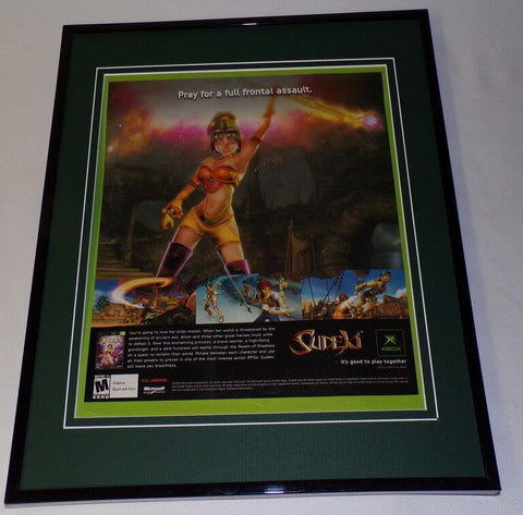 2004 Sudeki XBox Framed 11x14 ORIGINAL Vintage Advertisement