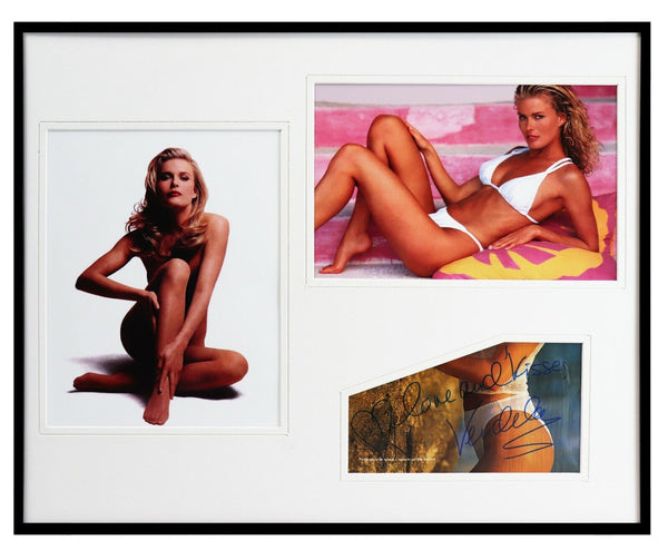 Vendela Kirsebom Signed Framed 16x20 Bikini Photo Set 