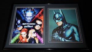 George Clooney 12x18 Framed Batman & Robin Photo & Poster Set