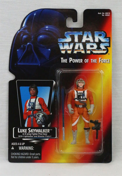 VINTAGE SEALED 1995 Star Wars POTF Luke Skywalker X Wing Gear Action Figure