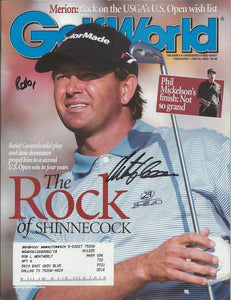 Retief Goosen Signed 2004 Golf World Full Magazine