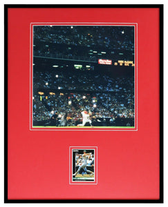 Mark McGwire Signed Framed 16x20 Photo Display JSA Cardinals 1998 HR Record