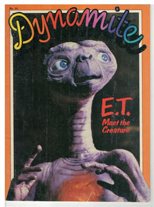  VINTAGE 1982 Dynamite Magazine #101 E.T. ET Extra Terrestrial No Label