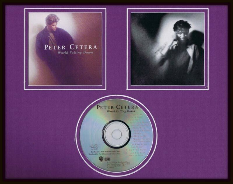 Peter Cetera Framed 11x14 CD & Photo Display