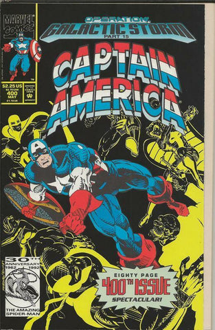 Captain America #400 ORIGINAL Vintage 1992 Marvel Comics  