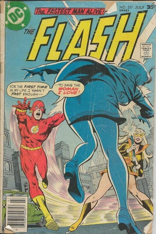 Flash #251 ORIGINAL Vintage 1977 DC Comics 2nd Golden Glider