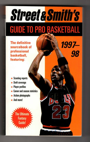 ORIGINAL Vintage 1997 Street Smith Basketball Guide Magazine Michael Jordan