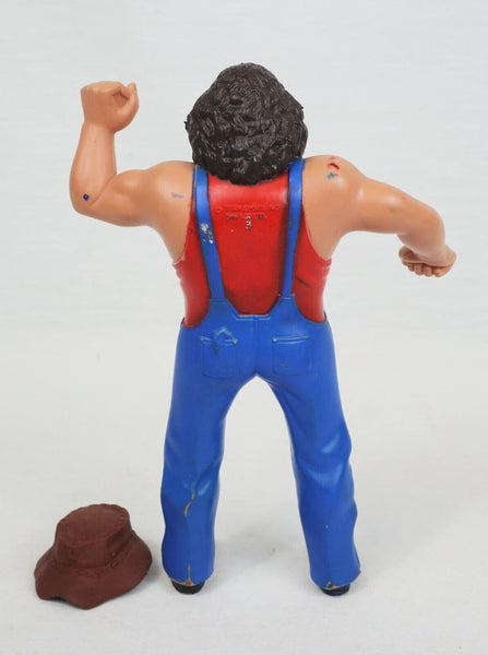 VINTAGE 1985 LJN WWF Wrestling Superstars Hillbilly Jim Action Figure w/ Hat