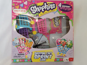 2015 Shopkins Shopping Cart Sprint Board Game