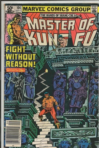 Master of Kung Fu #104 ORIGINAL Vintage 1981 Marvel Comics Shang-Chi